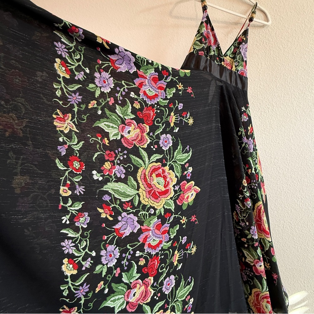 🌸 Tricia Fix Boho Bloom Maxi Gown – Preloved Charm, 🌸 Size Large - Picture 12 of 16